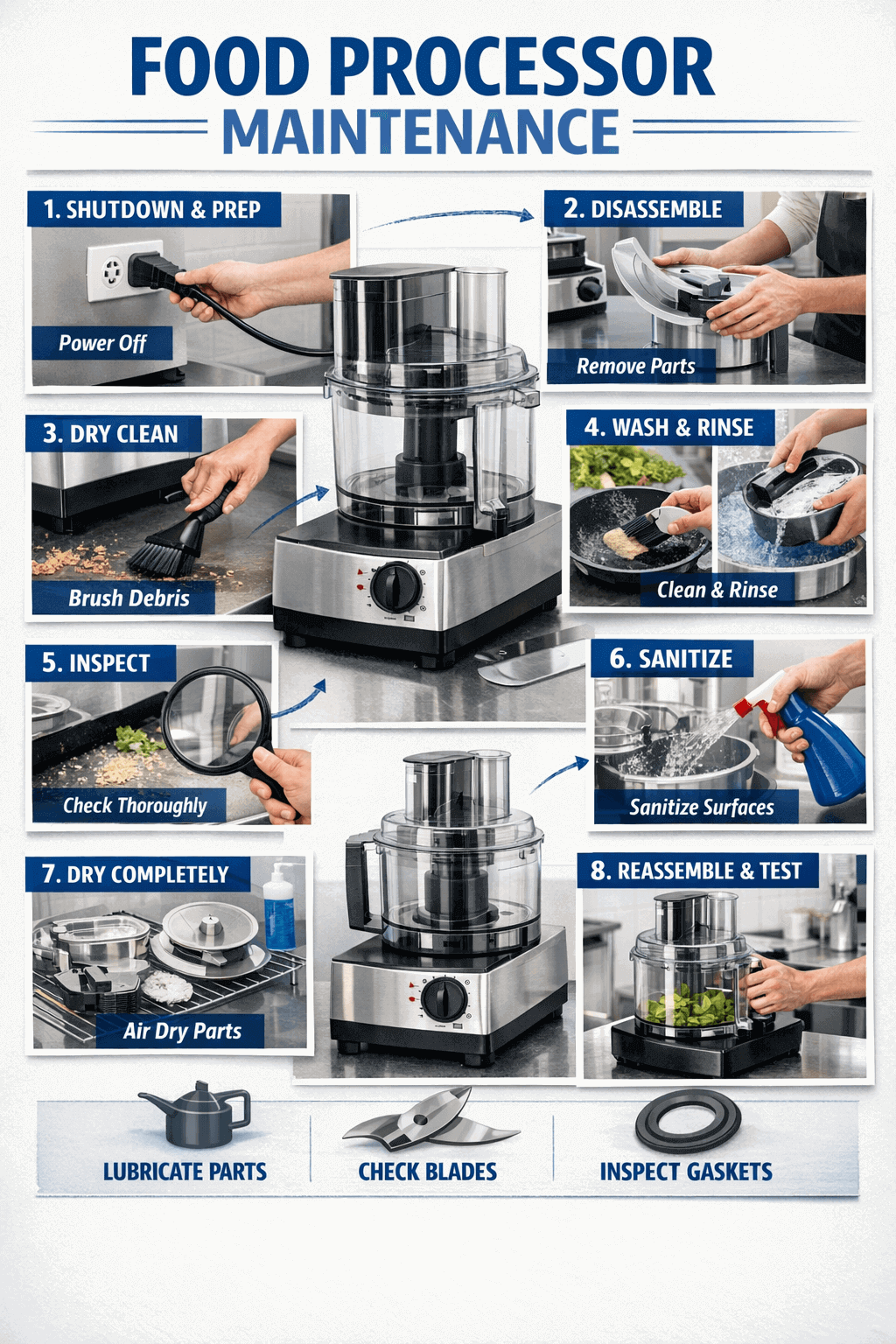 Commercial Food Processor Maintenance Guide Commercial Food Processor Maintenance Guide